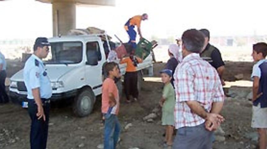 Mersin'de olaylı ahır yıkımı