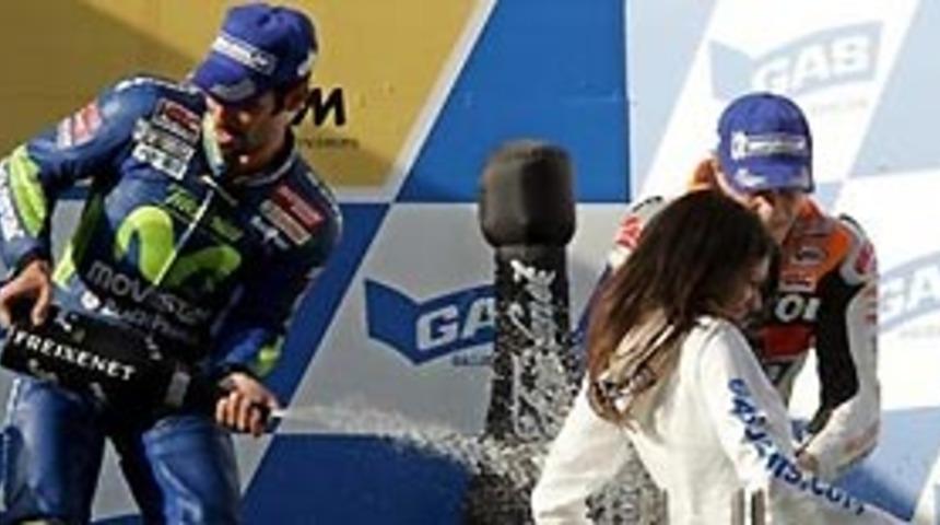 MotoGP'de zafer Melandri'nin