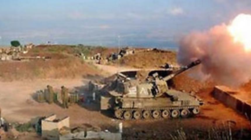 İsrail-L&uuml;bnan sınırında askeri hareketlilik