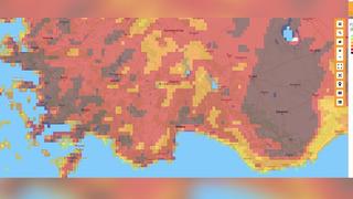 Avrupa haritayı yayımladı: Akdeniz ve Güney Ege en riskli bölge olarak yer aldı! Teyakkuz çağrısı yaptılar