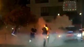 Korkunç ölüm! O buraya gelmezse benzini bu şekilde dönerim dedi ve bir anda alev aldı! Beni kurtarın...