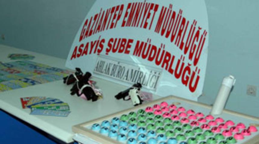 Gaziantep'te kumar operasyonu