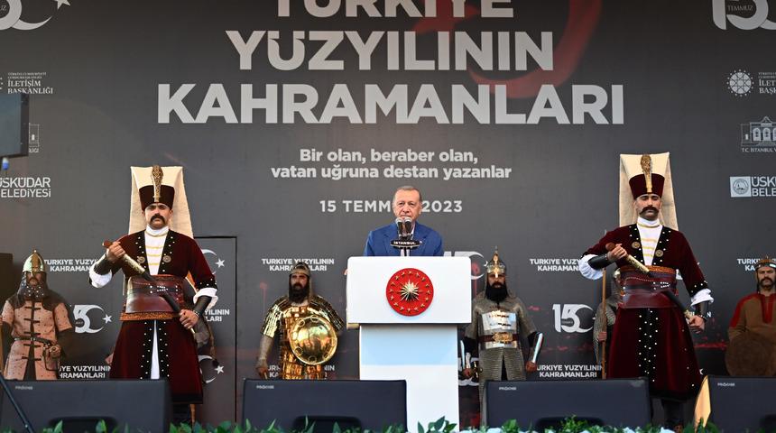 Son dakika: Cumhurbaşkanı Erdoğan 'ilan ediyorum' diyerek duyurdu: 15 Temmuz'u unutturmayacağız