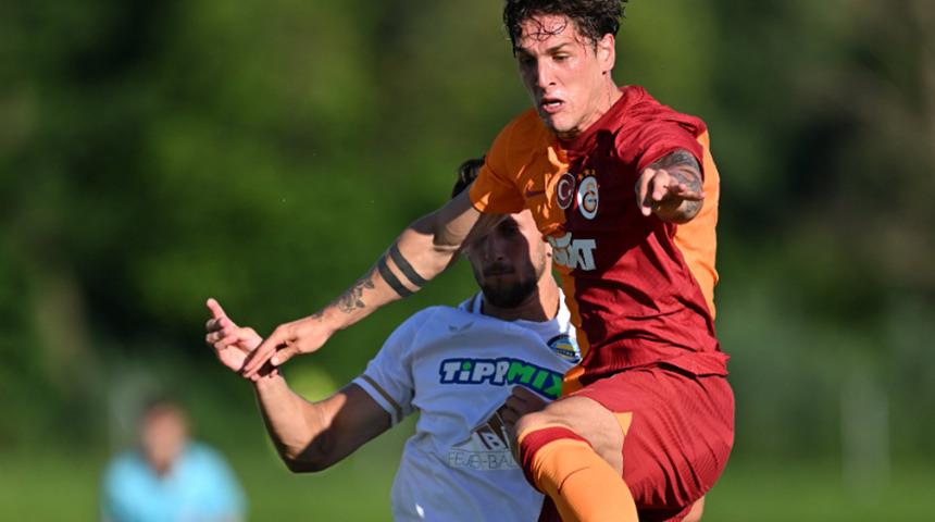 Galatasaray çok rahat kazandı! Yeni transfer Angelino sahada