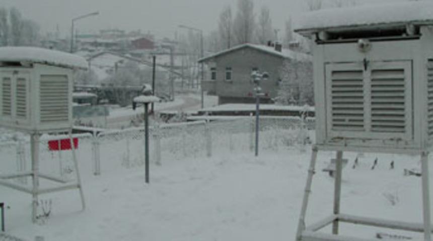 Ardahan'da hava sıcaklığı eksi 21 derece oldu