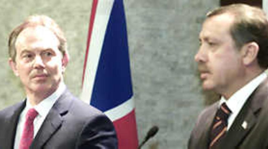 Erdoğan-Blair g&ouml;r&uuml;şmesi başladı