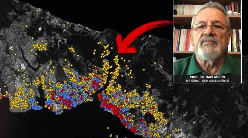 Prof. Dr. Naci Görür, KİPTAŞ'ın haritasını canlı yayında böyle değerlendirdi! O detaya dikkat çekti... "Ciddi bir eksiklik görüyorum"