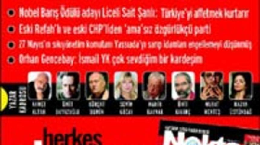 Nokta Dergisi'nden kesin d&ouml;n&uuml;ş