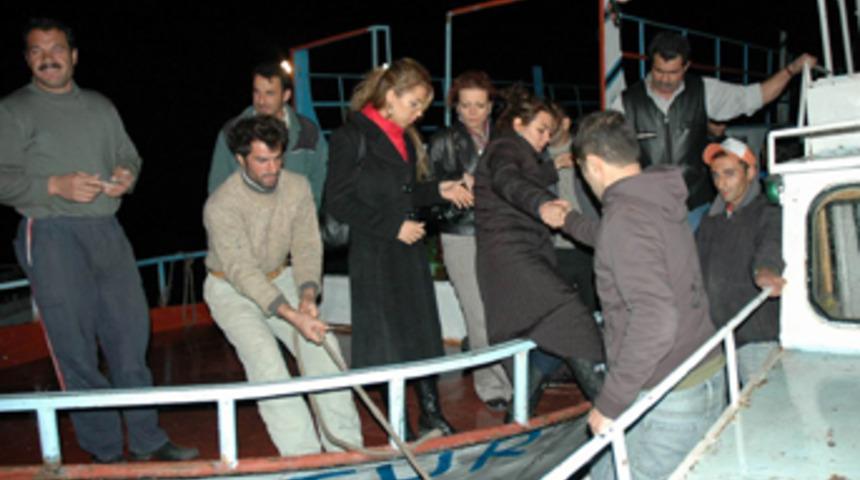 Van G&ouml;l&uuml;'nde korku dolu dakikalar