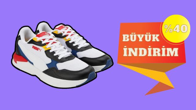 Fiyatı 899 TL'ye düştü! Puma spor ayakkabıda %40 indirim 