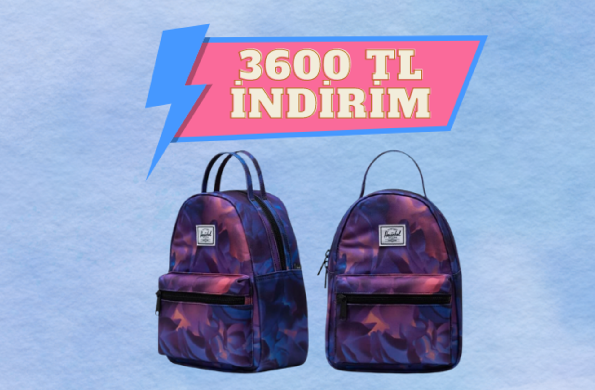 Fiyatı 1290 TL'ye düştü! Herschel'in sevilen modelinde kaçırılmayacak indirim