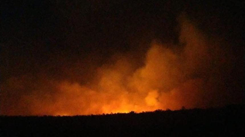 Lice’de 6 saattir devam eden yangında 6 hane tahliye edildi