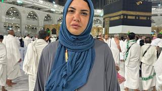 Fulya Öztürk umreye gitti, başörtülü fotoğrafını paylaştı! Rabbim bana da nasip etti