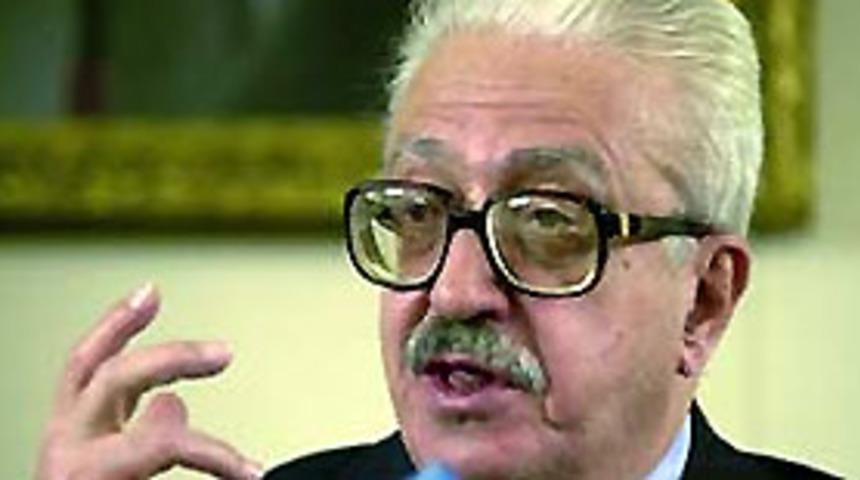 Tarık Aziz a&ccedil;lık grevinde