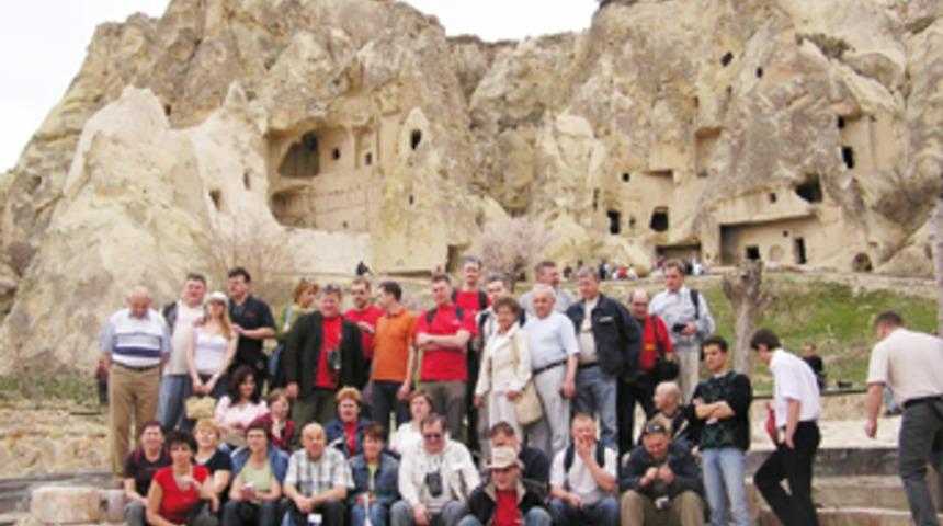 ABD'li tur operat&ouml;rleri ve yazarları Kapadokya'da