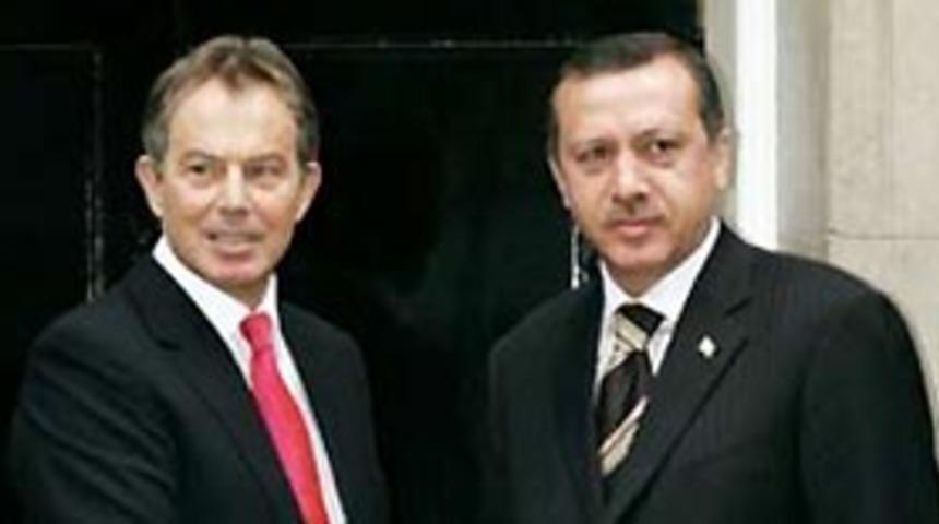 Erdoğan, Blair ile g&ouml;r&uuml;ş&uuml;yor 