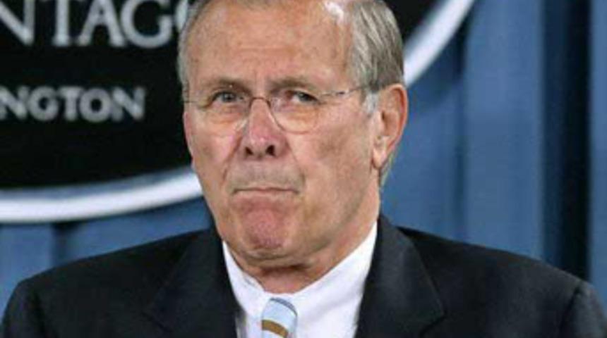 "Rumsfeld Irak'ta değişiklik &ouml;nerdi"