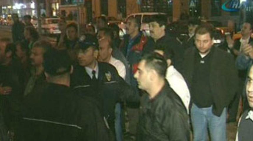 Taksici katiline lin&ccedil; girişimi