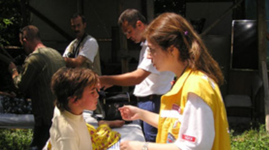 D&uuml;zce'de 17 kişiyi arı soktu