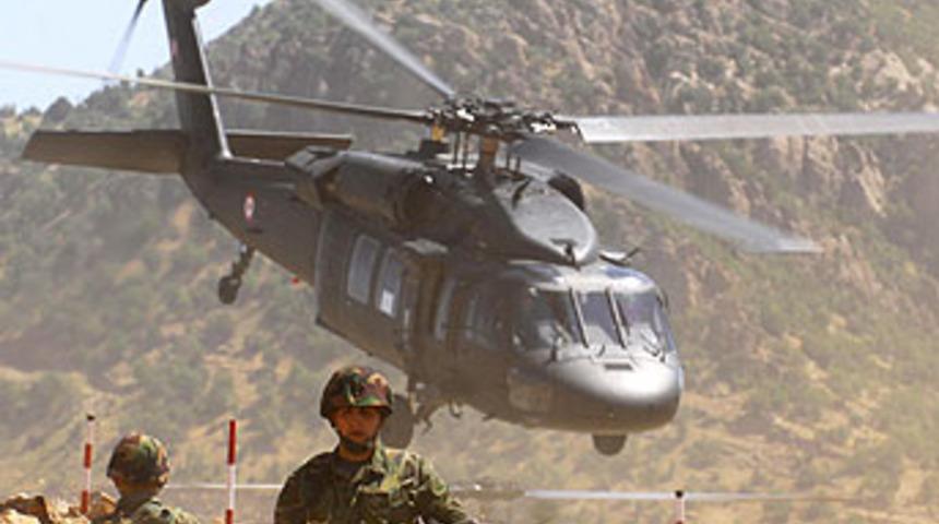 Helikopteri PKK patlayıcısı d&uuml;ş&uuml;rd&uuml;