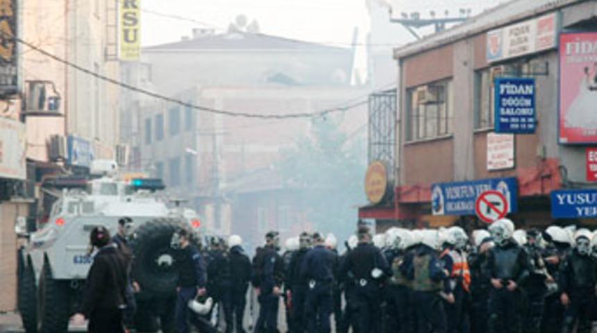 Okmeydanı savaş alanına d&ouml;nd&uuml;