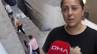 Balkona çıkan kadın büyük şok yaşadı! Polisi ara diye feryat ettim