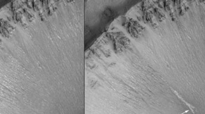 Mars'ta akarsu iddiası