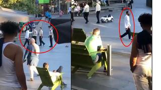 Ümraniye'de AVM'de bıçaklı saldırgan paniği! Panik anları kamerada