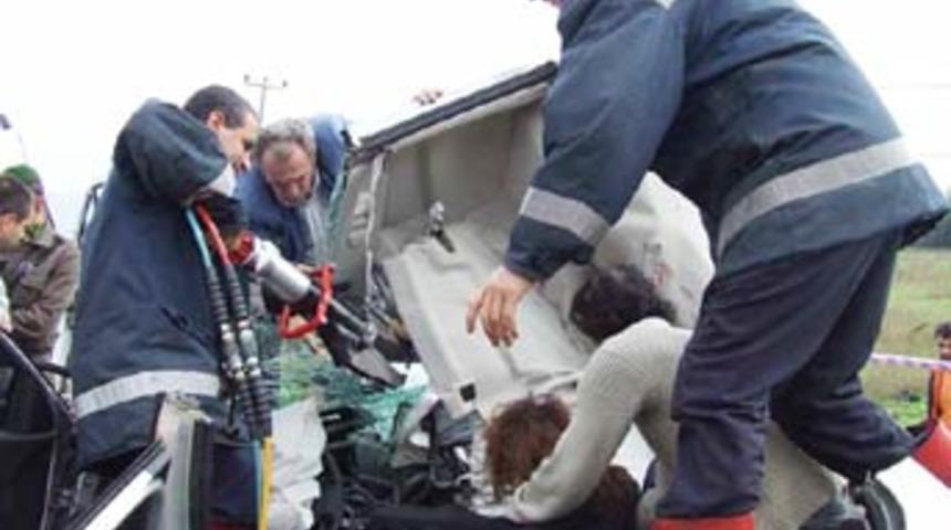 Trafik kazasından dram çıktı