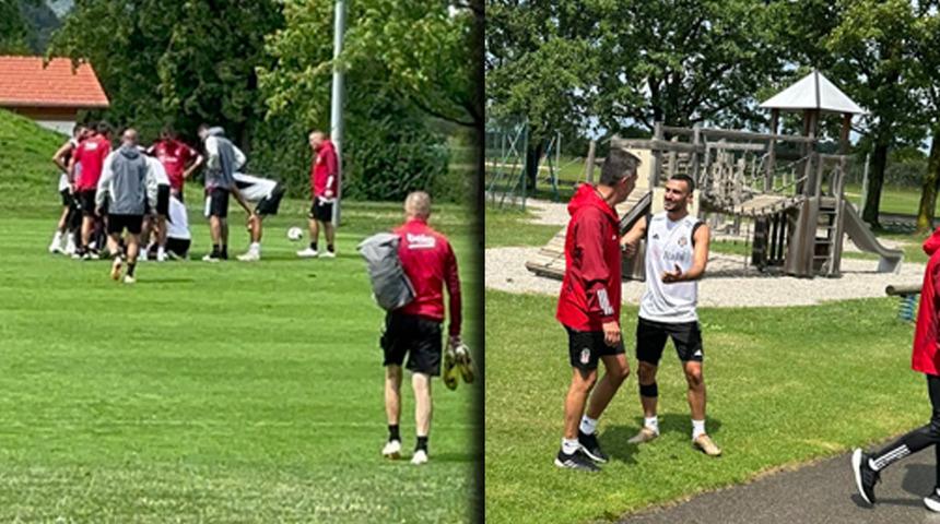 Beşiktaş antrenmanında ilginç sakatlık! Onur Bulut ile kondisyoner Miguel Peiro arasındaki çekişme kötü bitti