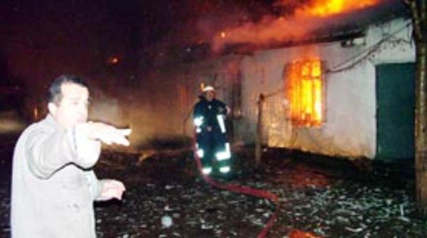 Bursa'da korkutan yangın