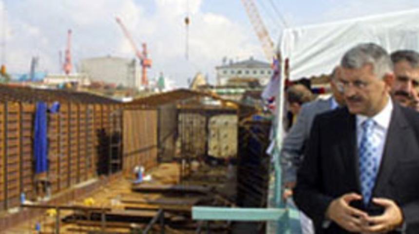 Marmaray'da t&uuml;pler sonbaharda konulacak