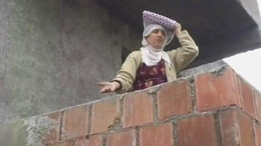 Yıkım sırasında gergin anlar