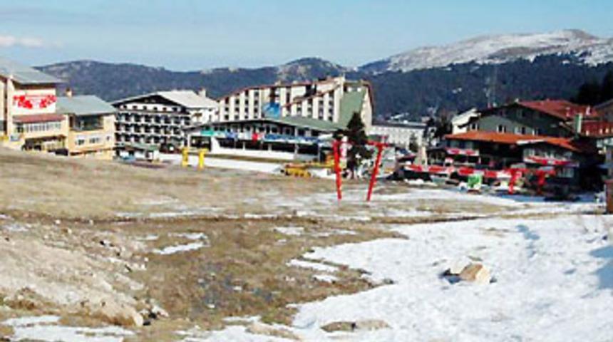 Uludağ'da eriyen kar, hayal kırıklığı yaşattı