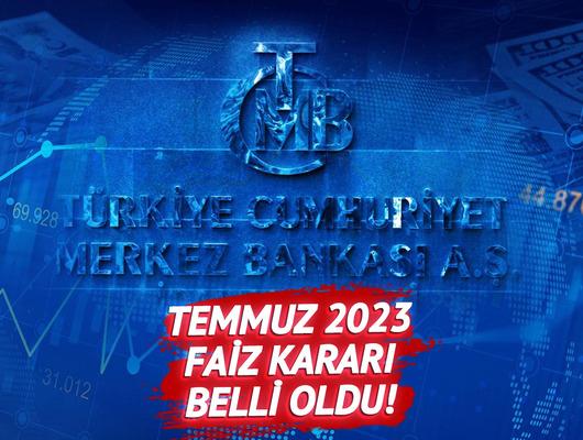 Merkez Bankası faiz kararı açıklandı! TCMB, ayağını gazdan çekti