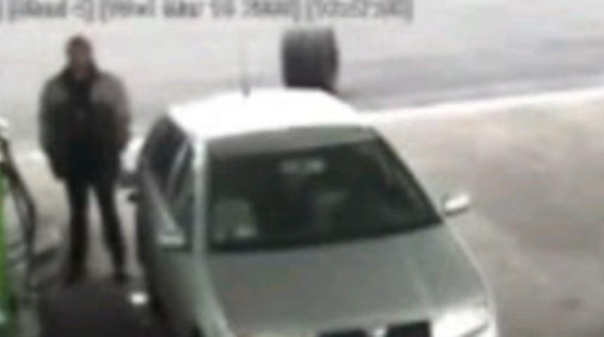 Bir kazanın inanılmaz g&ouml;r&uuml;nt&uuml;leri