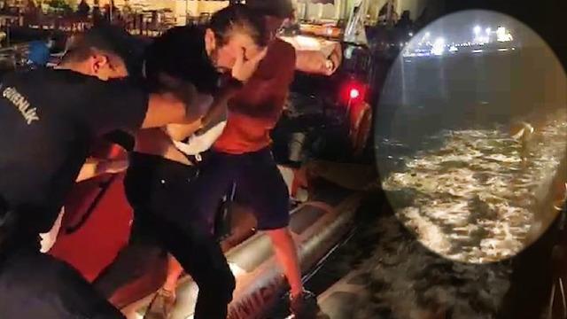 Kadıköy-Beşiktaş vapurunda korku dolu anlar! Denize atladı, termal kamerayla tespit edildi