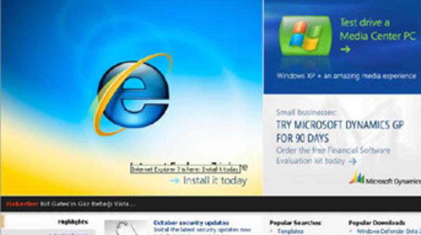 Yeni Internet Explorer indirilmeye hazır