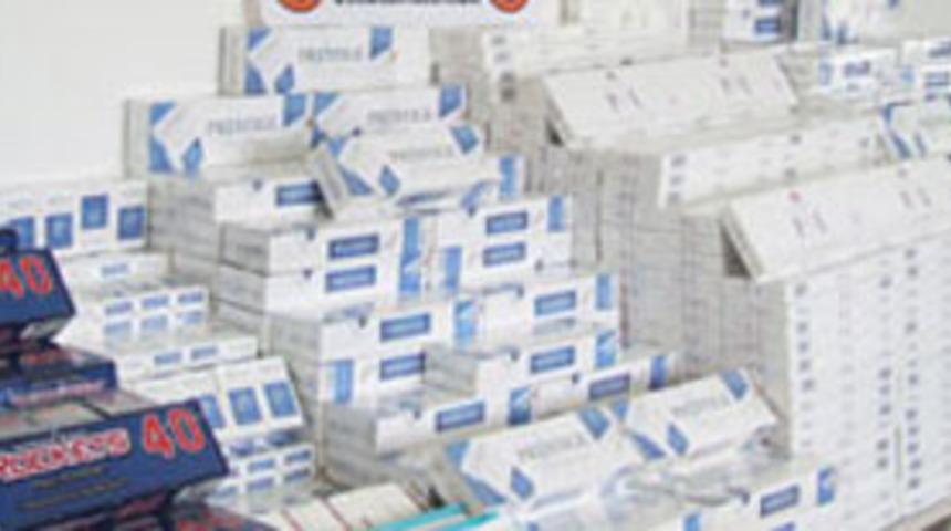 7 bin 500 paket ka&ccedil;ak sigara