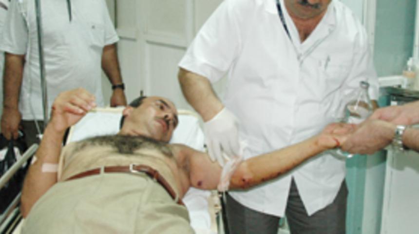 Maganda kurşunu balkonda yakaladı