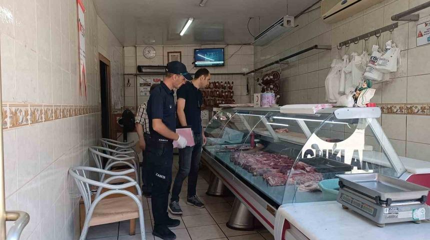 Sandıklı’da kasap dükkanlarına yönelik zabıta denetimi