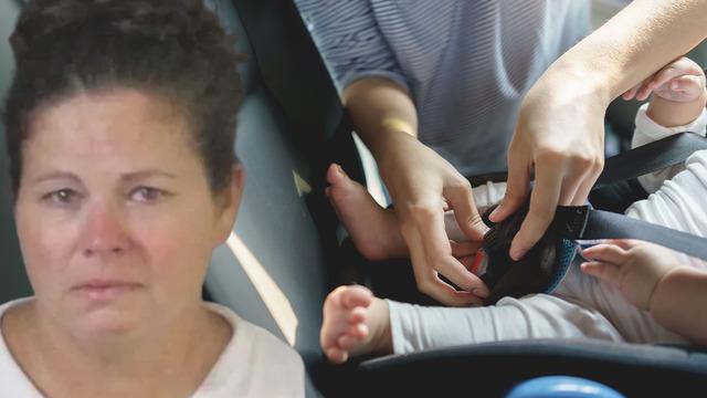 10 aylık bebeği kavurucu sıcağın ortasında arabada yalnız başına bıraktı! 5 saat geri dönmedi... Sıcaklık 56 dereceye yükseldi