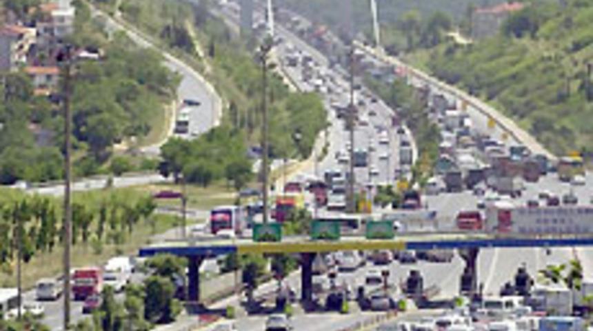 Eylem trafiği fel&ccedil; etti