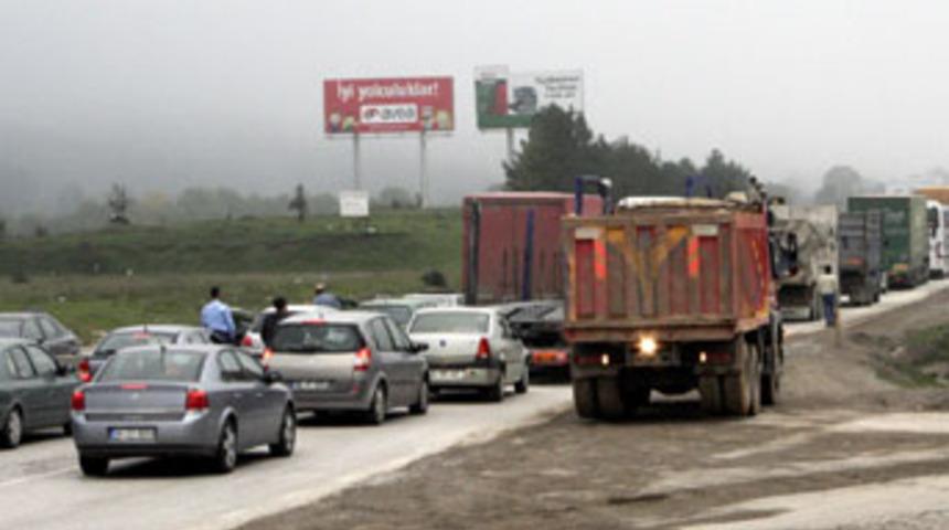 Tatil d&ouml;n&uuml;ş&uuml; yine &ccedil;ile