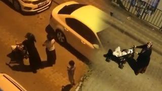 Dilencilerle mahallelinin ilginç tartışması kameralara yansıdı! Para verseydi hoşuna giderdi...