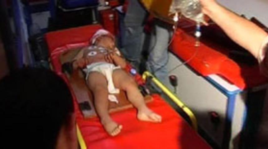 2 yaşındaki bebek başından vuruldu