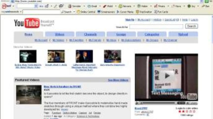 YouTube'dan video &ouml;d&uuml;lleri