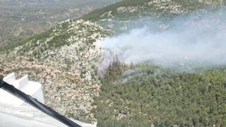 Muğla'da orman yangını! Rusya'dan gelen uçaklar da yardım etti, 2 saat sonra kontrol altına alındı
