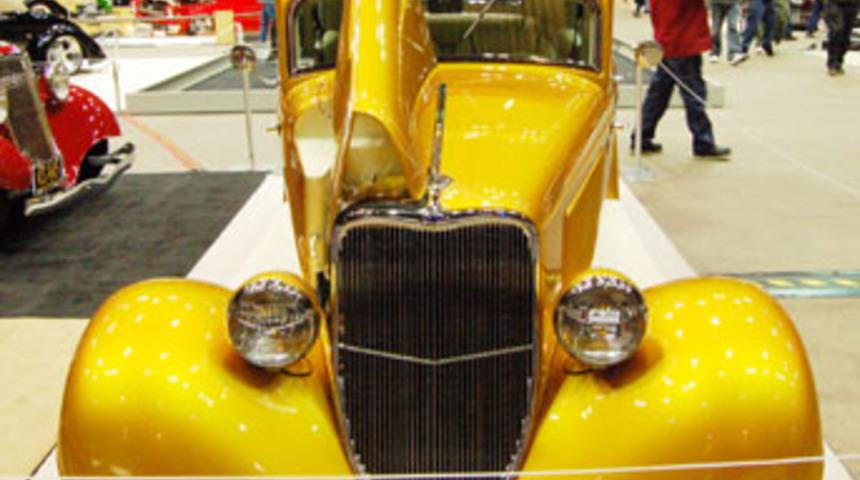 San Francisco'da antik araba fuarı