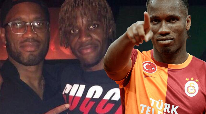 Galatasaray'ın yeni transferi Zaha'yı Drogba getirmiş! Bunu kimse bilmiyordu...